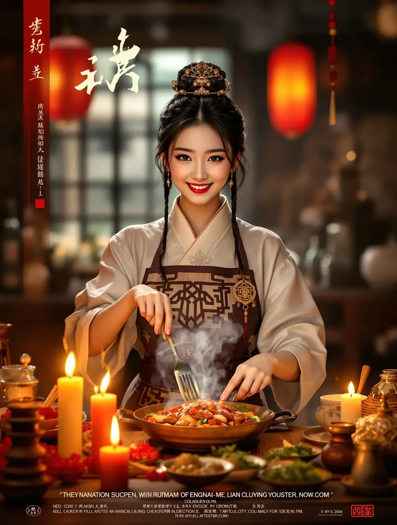 短剧黄果《我在古代开奶茶铺》剧集封面